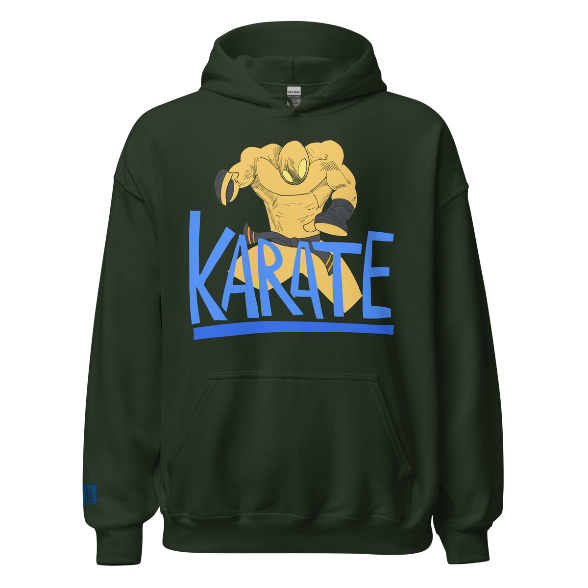 Superhuman Karate: Master Edition Hoodie (Blue)